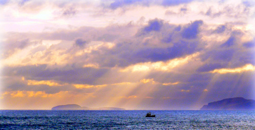 Fishing Boat in the Kilbrannan Sound.