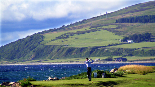 1st tee, Machrie Bay, Isle of Arran