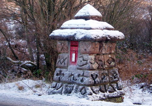 Post Box on the String Road, Isle of Arran